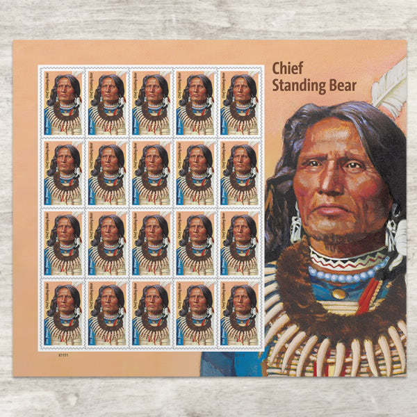 2023 US Chief Standing Bear Stamps - Kestreli