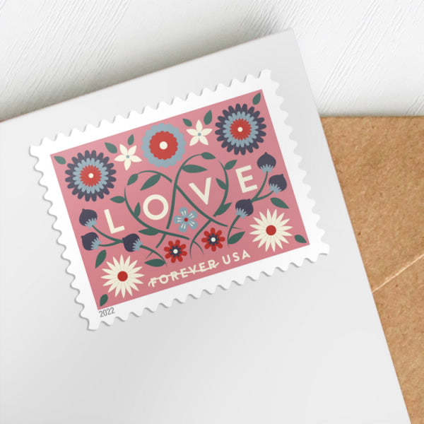 2022 Love Forever Stamps - Kestreli