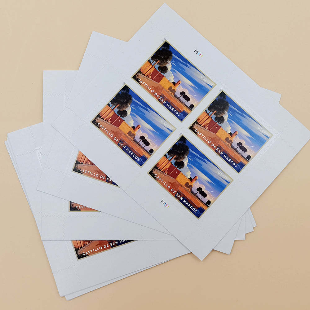2021 US Castillo De San Marcos Stamps - Kestreli