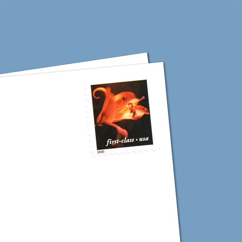 2000 US 34c Self Adhesive Four Flowers First Class Stamps - Kestreli
