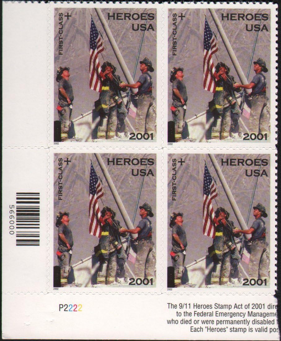 2001 US America Responds 9-11 Heroes Postage Stamps - Kestreli