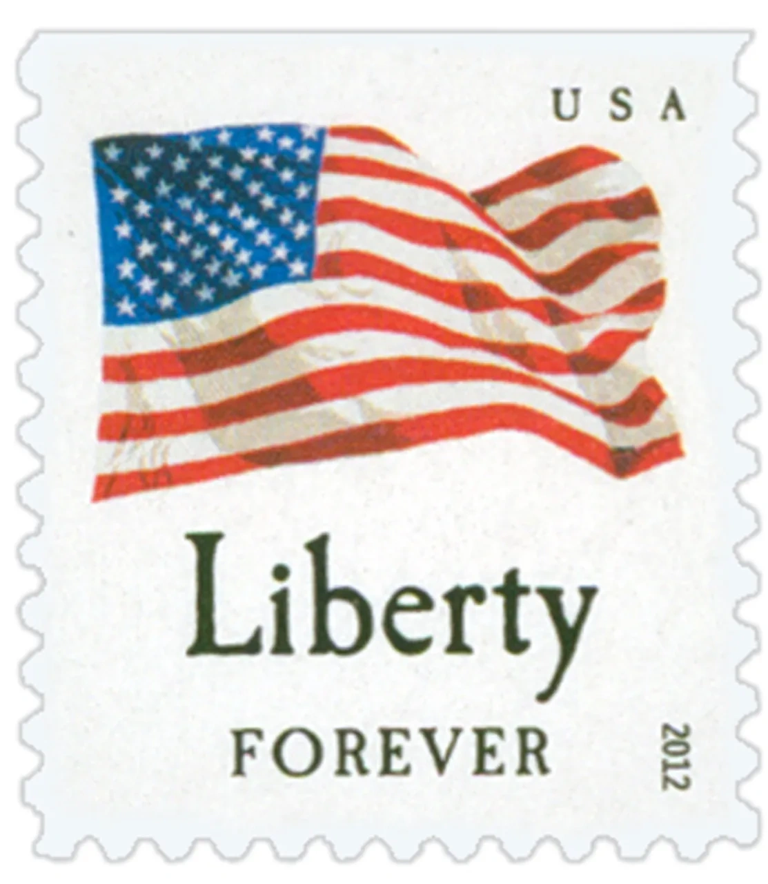 2012 USPS Forever Stamps Four Flags Flag and Equality - Kestreli