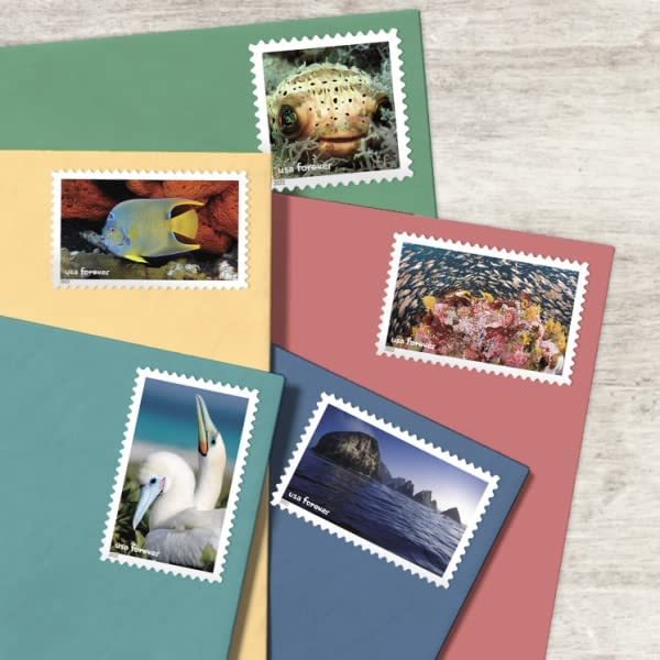 2022 US National Marine Sanctuaries Forever Postage Stamps - Kestreli
