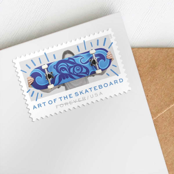 2023 Art of the Skateboad Postage Stamps - Kestreli