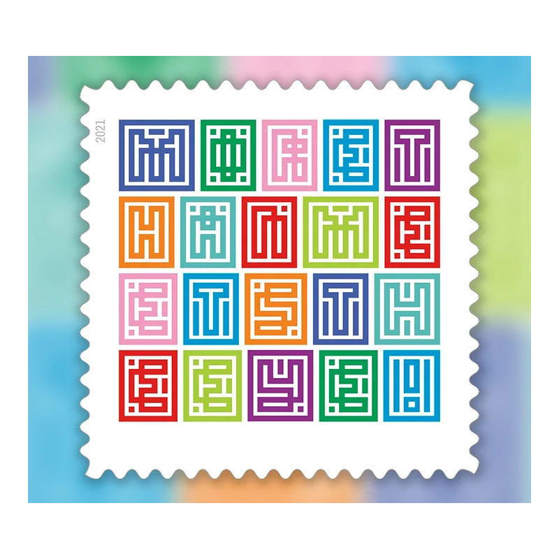 (2021) USPS Mystery Message Forever Postage Stamps - Kestreli