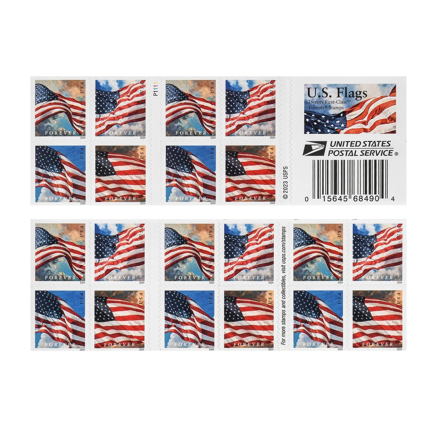 2024 Flag Forever Stamps Sheets Booklets - Kestreli