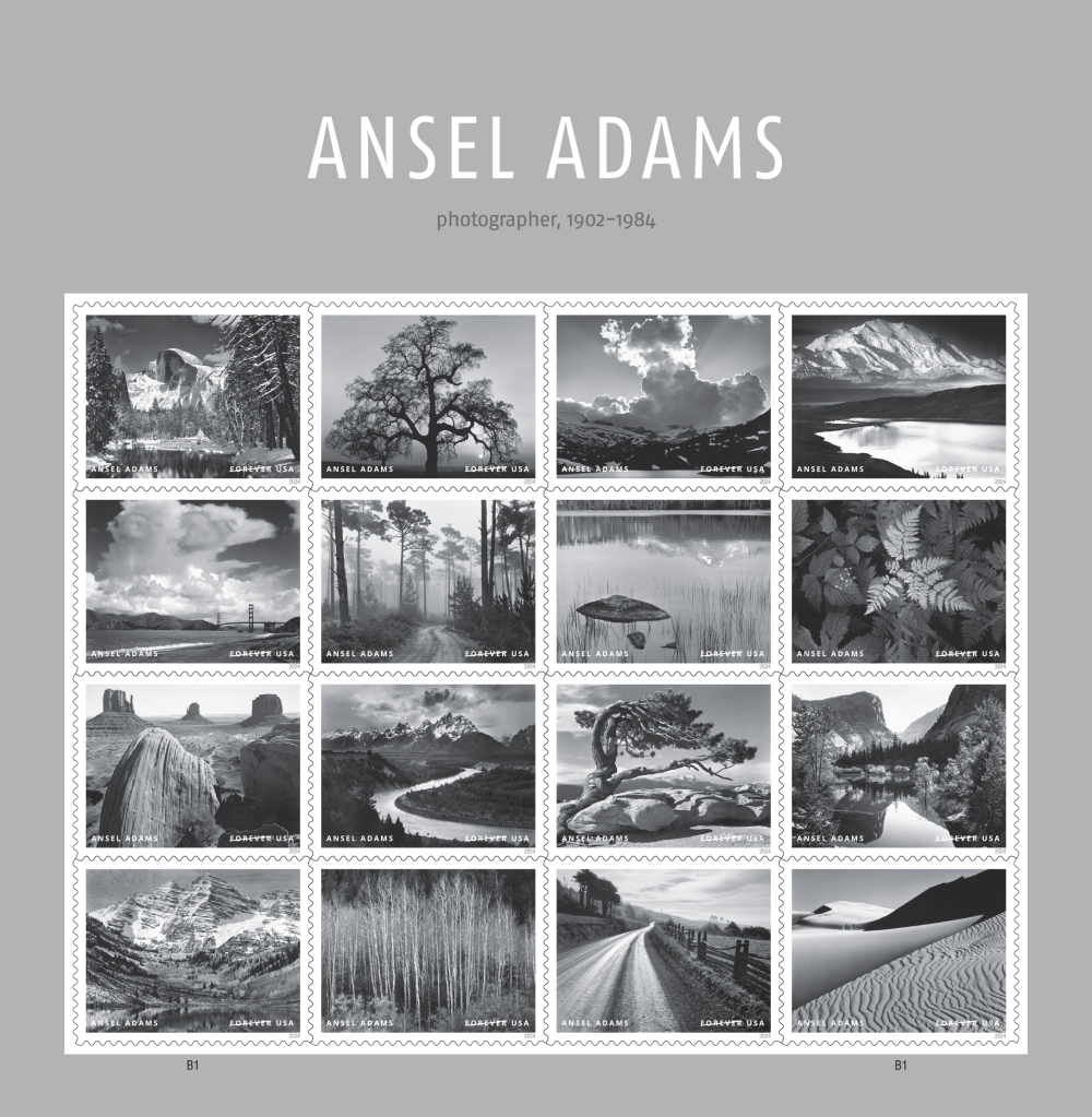 2024 us forever stamps-Ansel Adams - Kestreli