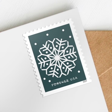 2024 Winter Whimsy Stamps, Book of 20 Forever |Multiple Stamp Designs - Kestreli