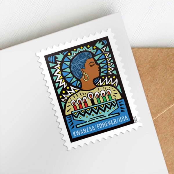 2020 USPS Kwanzaa Postage Stamps - Kestreli