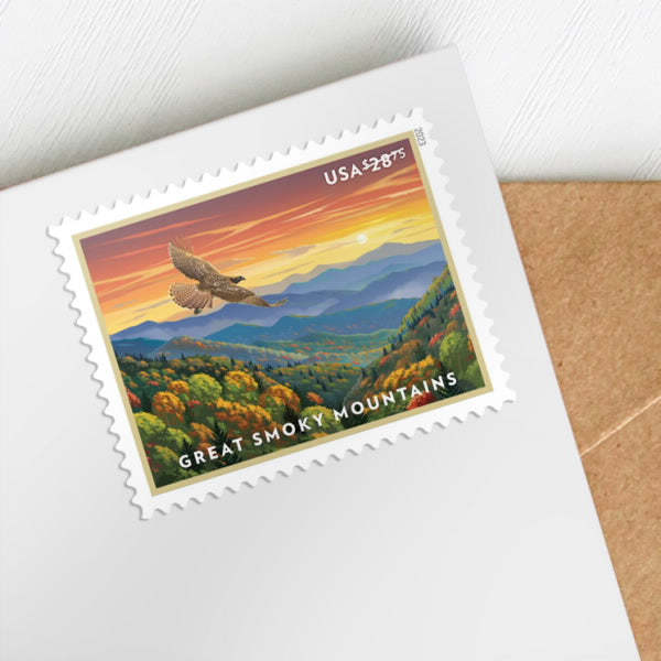 (2023) USA Great Smoky Mountains Stamps - Kestreli