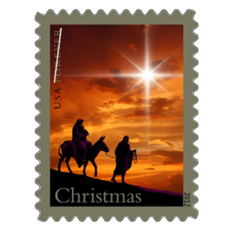 2012 Holy Family Forever Stamp Christmas - Kestreli
