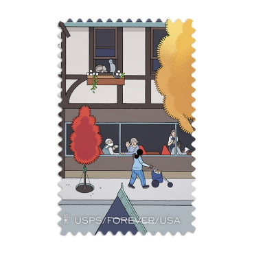 250 Years of Delivering Stamps, Sheet of20 - Kestreli