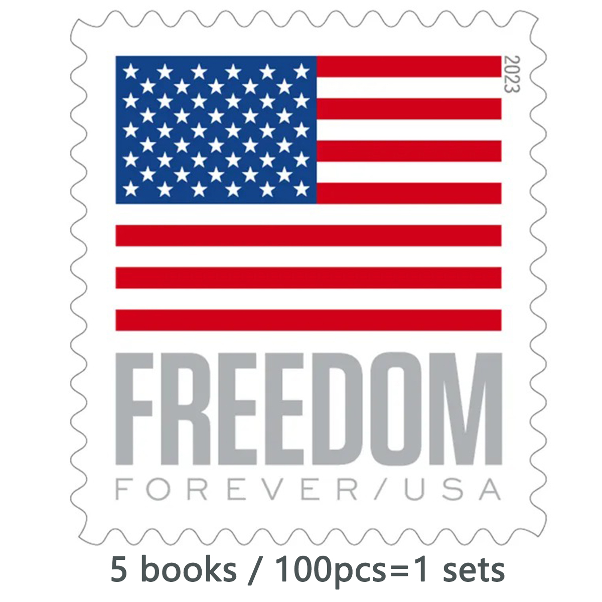 2023 U.S. Flag sheets Forever Stamps - Kestreli