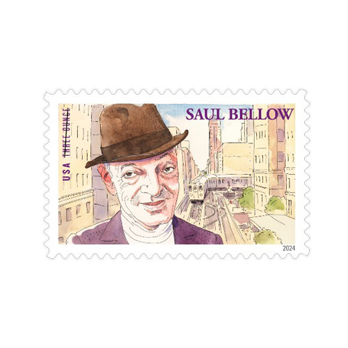 2024 USPS Saul Bellow Forever Stamps - Kestreli