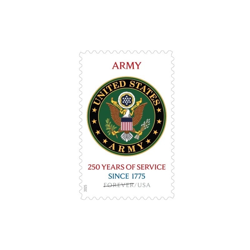 U.S. Army 250th Stamps Sheet of 20 - Kestreli