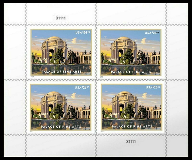 （2022）Palace of Fine Arts 1sheets of Four Stamps - Kestreli