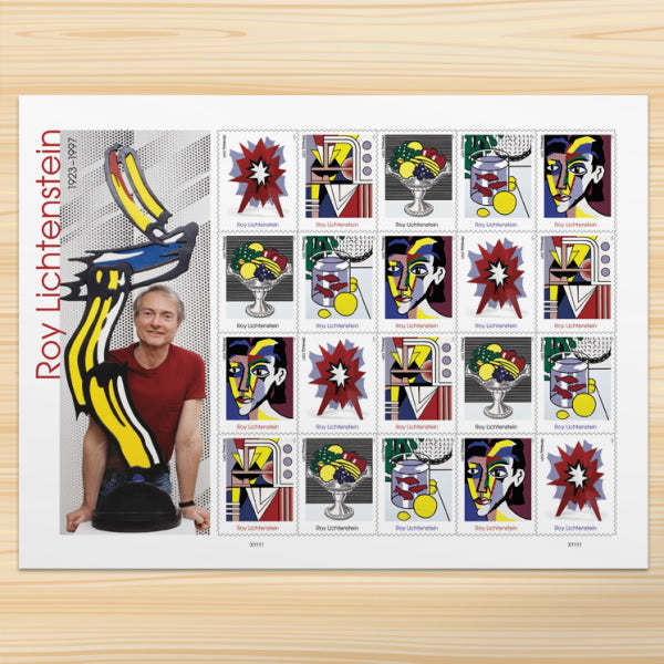 2023 US Roy Lichtenstein Stamps - Kestreli