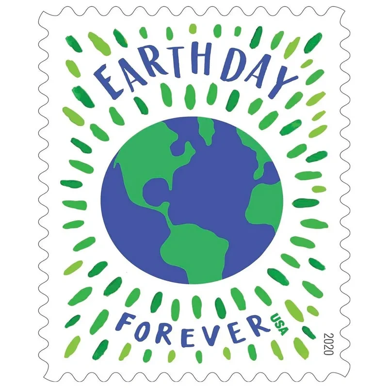 (2020) USPS Earth Day Forever Stamps - Kestreli