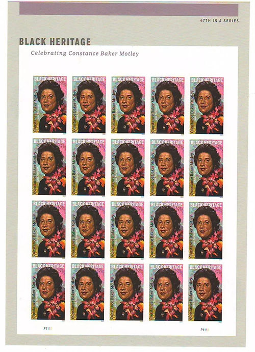 2024 USPS Constance Baker Motley Forever Stamps - Kestreli