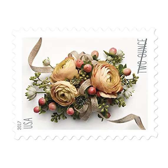 2017 USPS Celebration Corsage Two Ounce Forever Postage Stamps - Kestreli