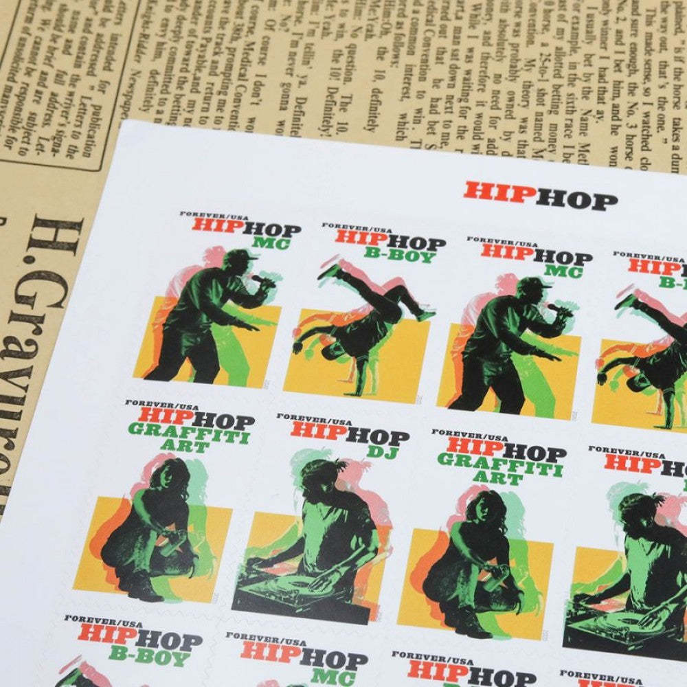 2020 USPS Hip Hop First-Class Forever Stamps - Kestreli