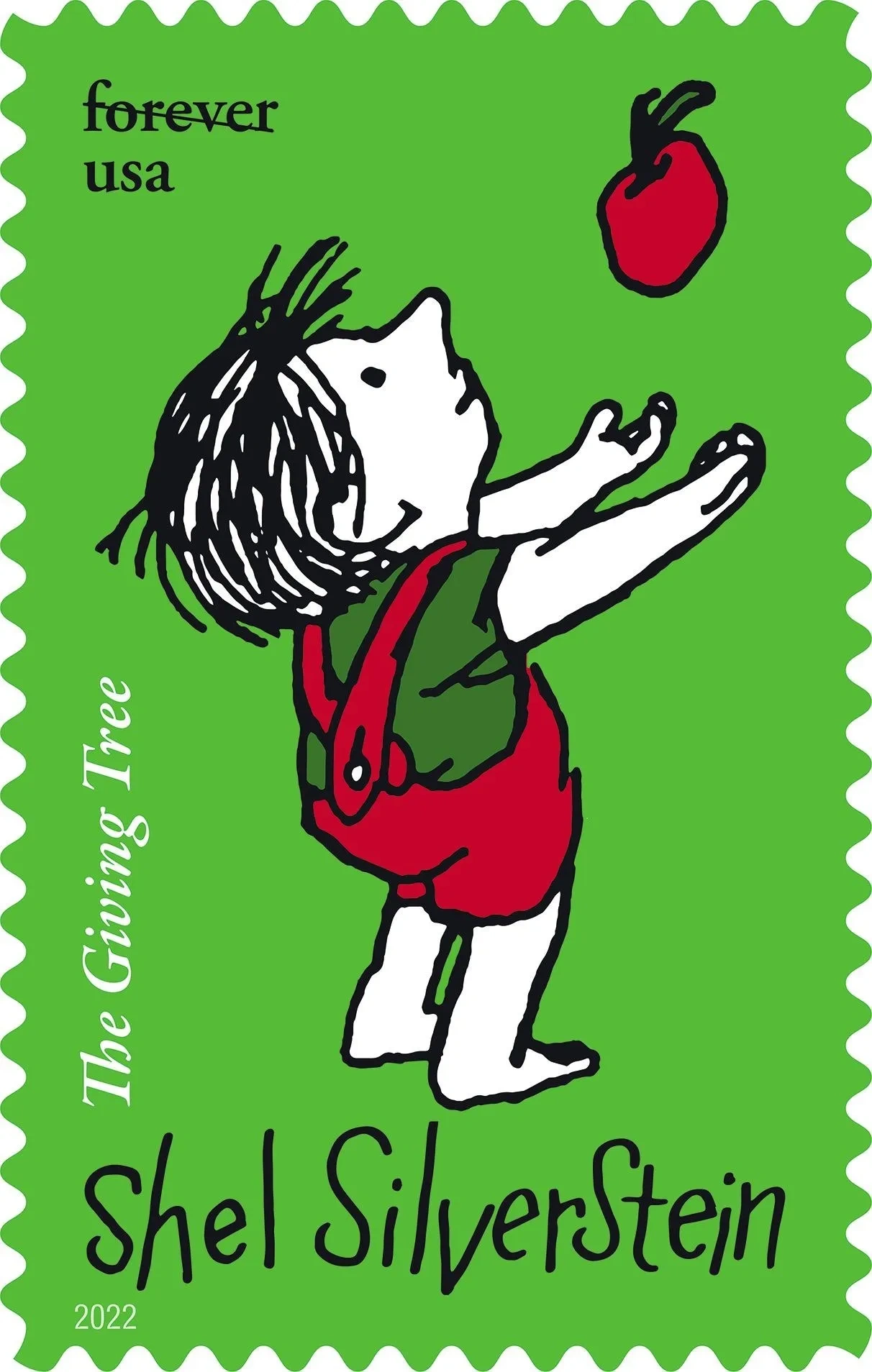 2022 USPS Shel Silverstein Stamps - Kestreli