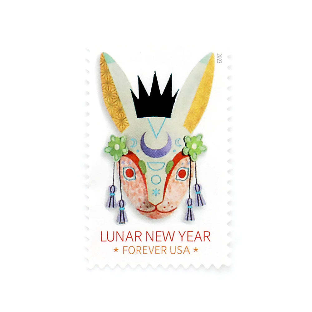 2023 Lunar New Year: Year of the Rabbit Stamps - Kestreli