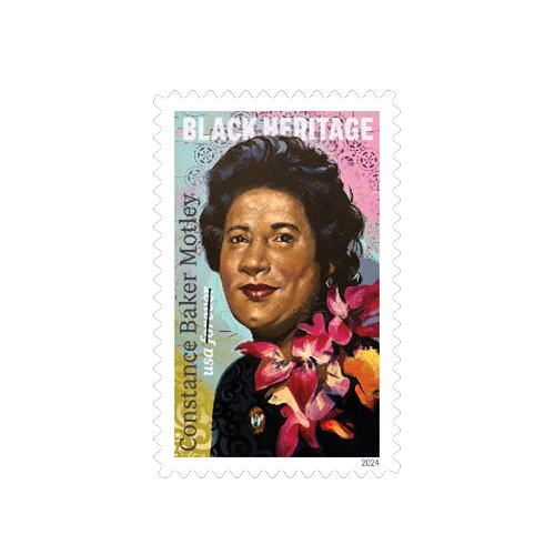2024 USPS Constance Baker Motley Forever Stamps - Kestreli