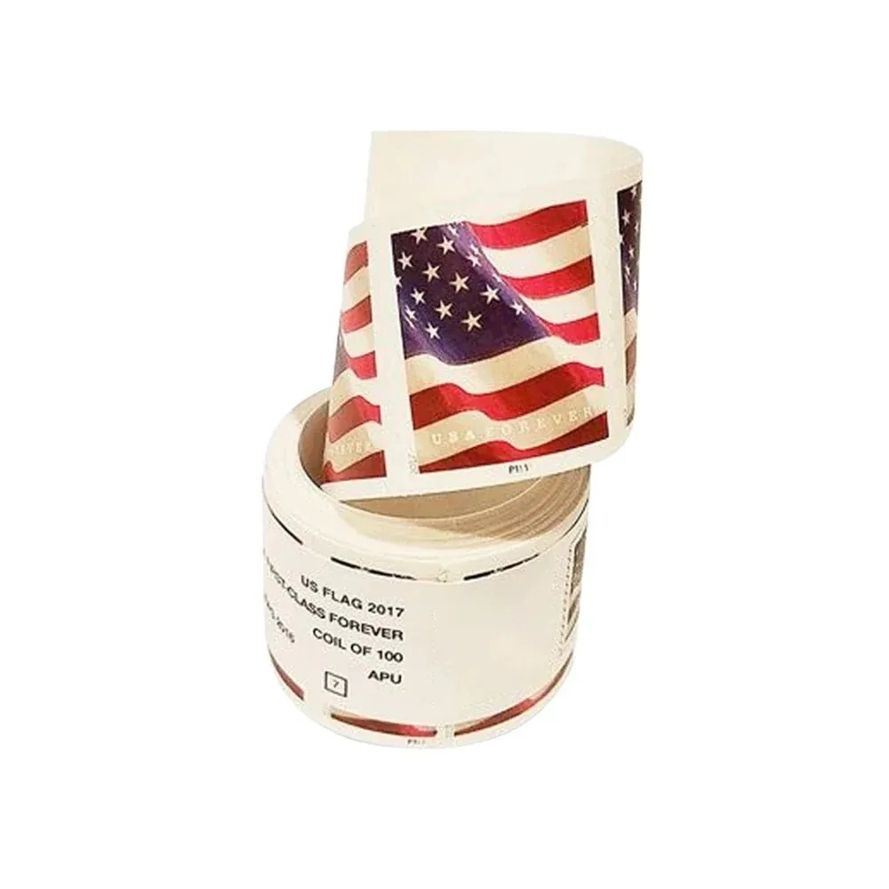 (2017) USPS Forever American Flag Stamps - Kestreli