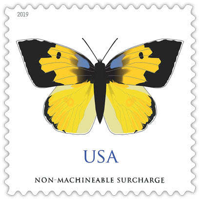 (2019) USPS Butterfly California Dogface Forever Stamps - Kestreli