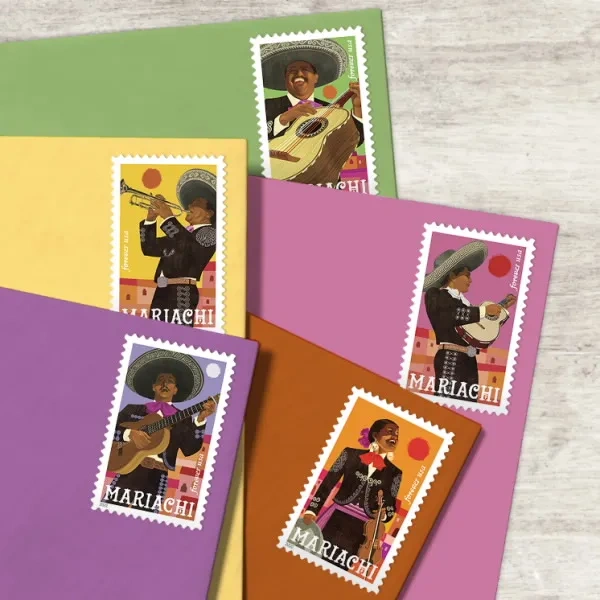 2022 USPS Mariachi Stamps - Kestreli