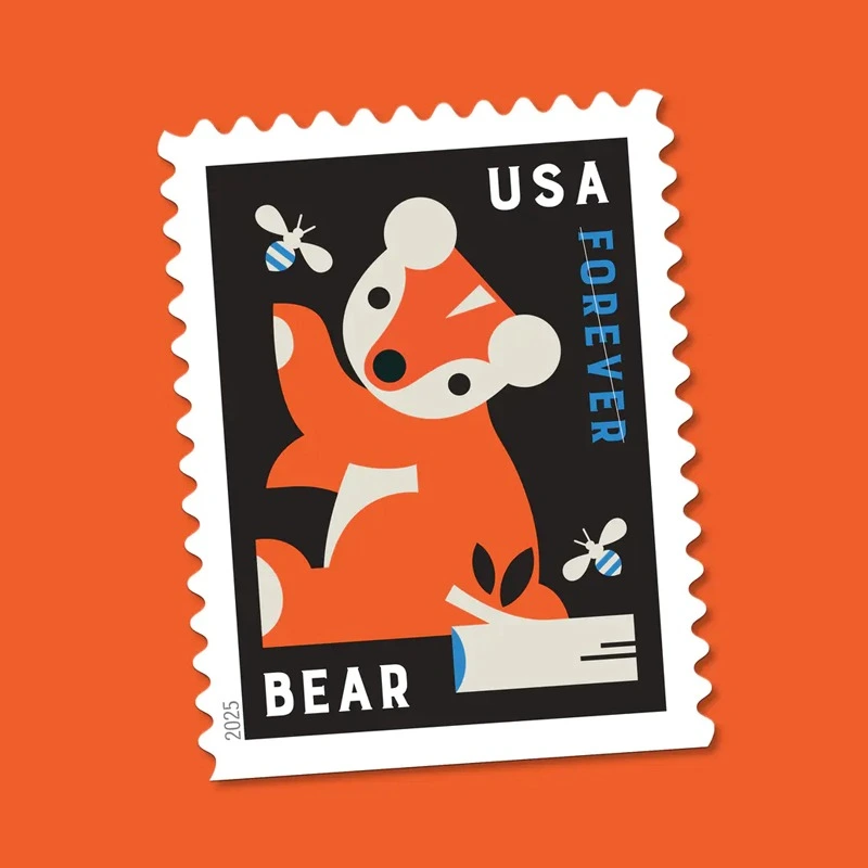 2025 Baby Wild Animals Stamps Booklet of 20 - Kestreli