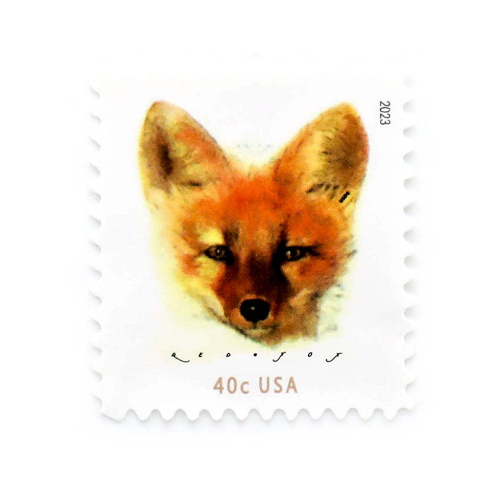 2023 US Red Fox Forever Stamps - Kestreli