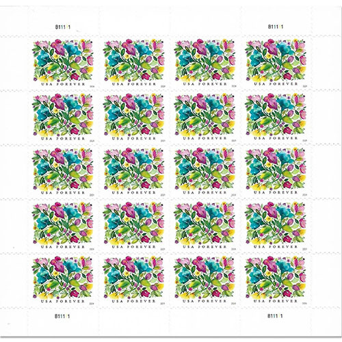 2024 USPS Celebration Blooms Stamps - Kestreli