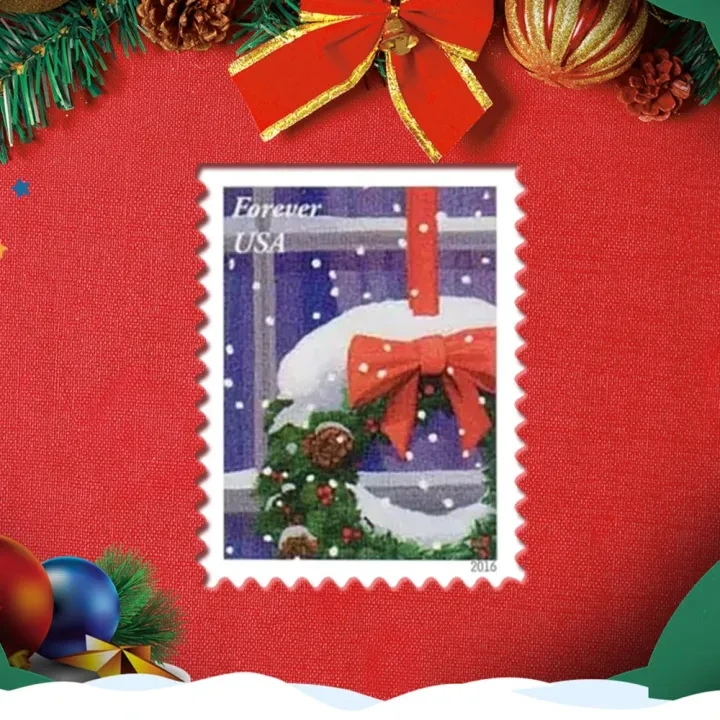 (2016) USPS Holiday Windows Forever Stamps - Kestreli