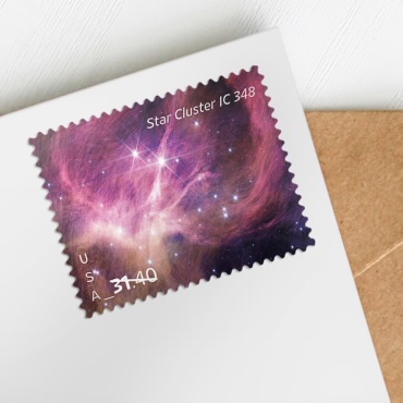 2025 Star Cluster Stamps, Sheet of 4Priority Mail Express Stamp - Kestreli