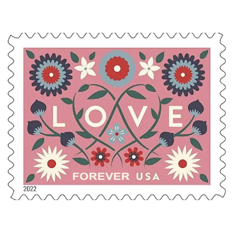 2022 Love Forever Stamps - Kestreli