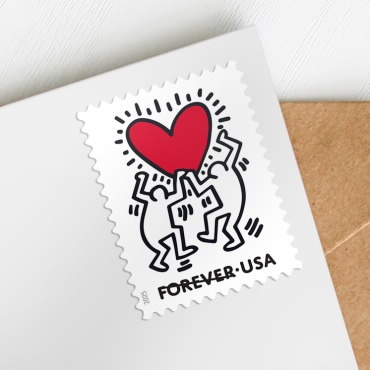 Love 2025 Stamps, Sheet of 20 Forever - Kestreli