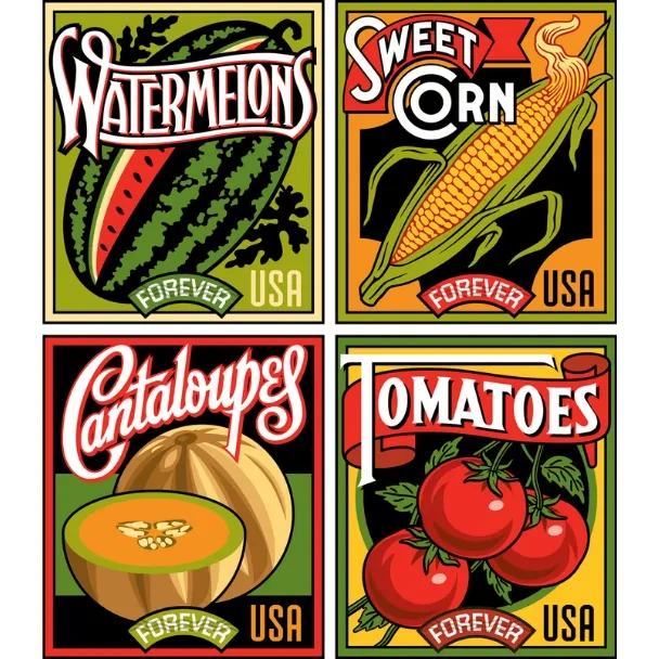 (2015) USPS Summer Harvest Forever Stamps - Kestreli
