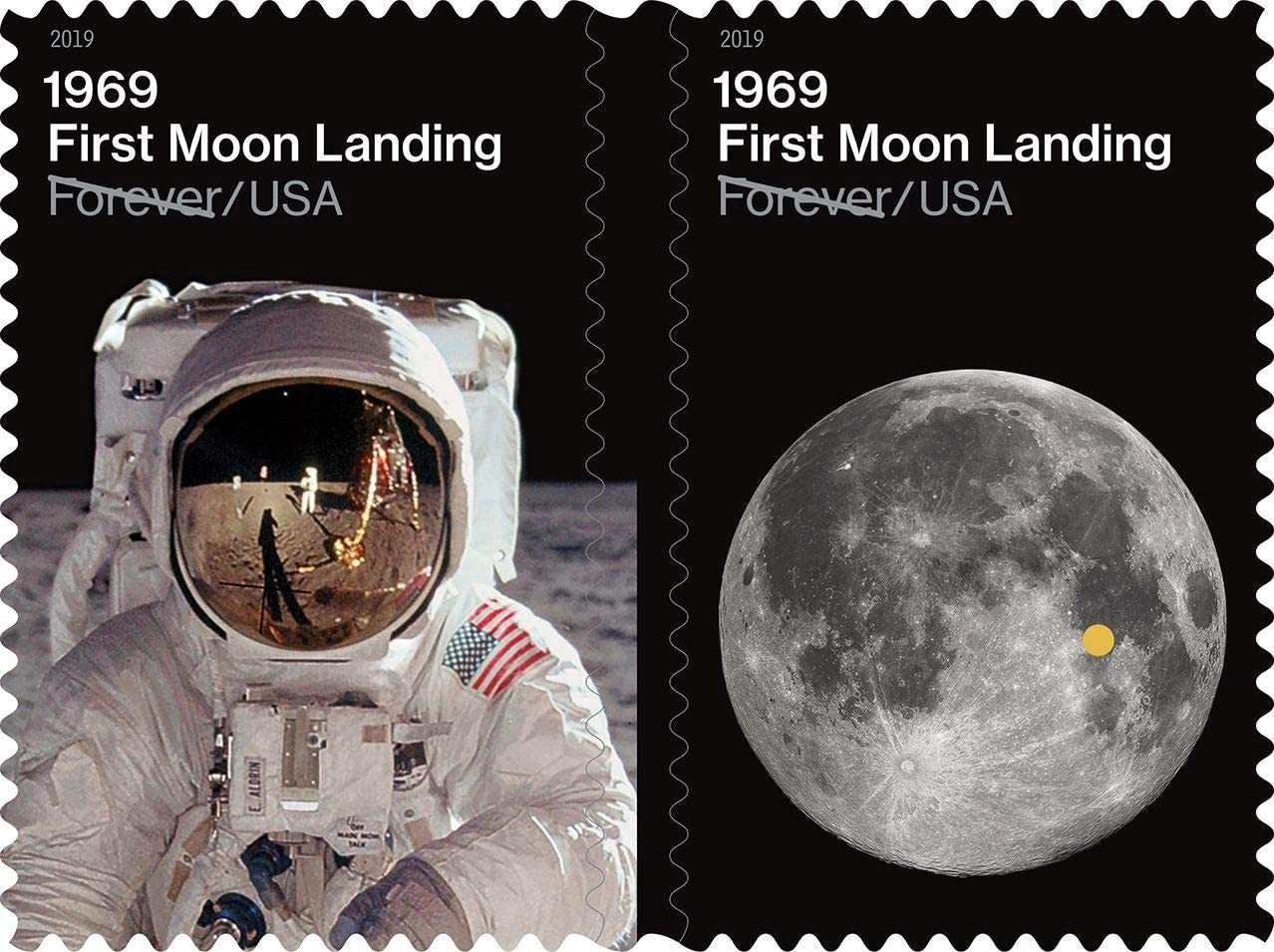2019 1969 50th Anniversary of the Moon Landing Forever Stamps - Kestreli