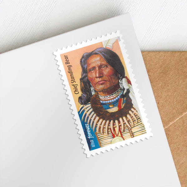 2023 US Chief Standing Bear Stamps - Kestreli