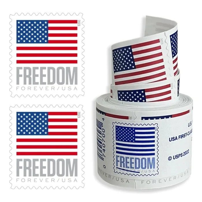 2023 US Flags Freedom Booklets Rolls - Kestreli