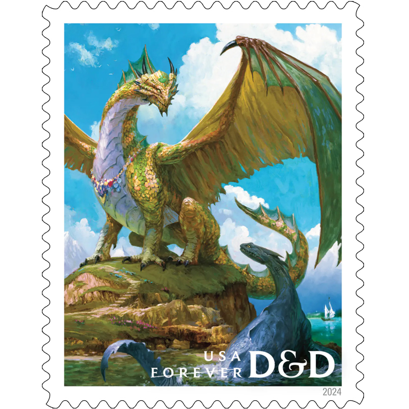 2024 forever stamps Dungeons & Dragons - Kestreli
