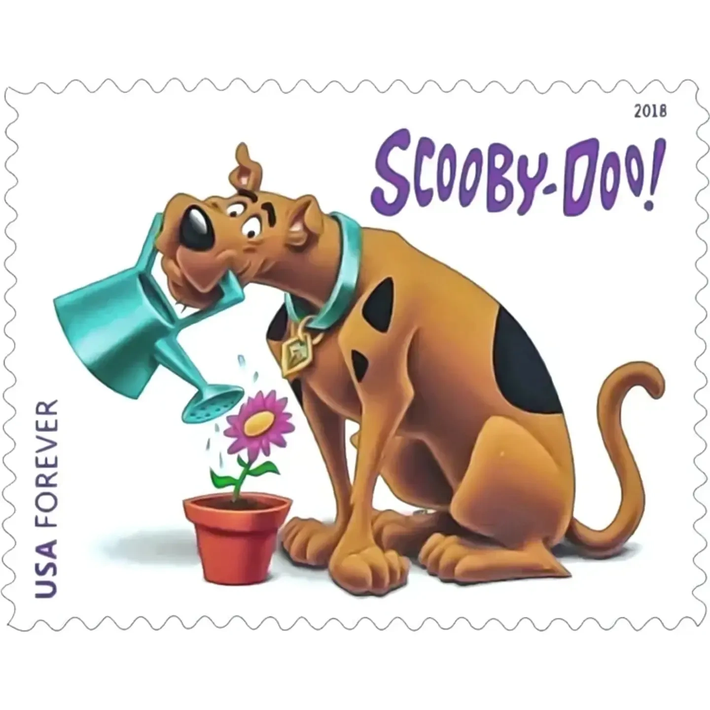 (2018) USPS Scooby-Doo! First-Class Forever Stamps - Kestreli