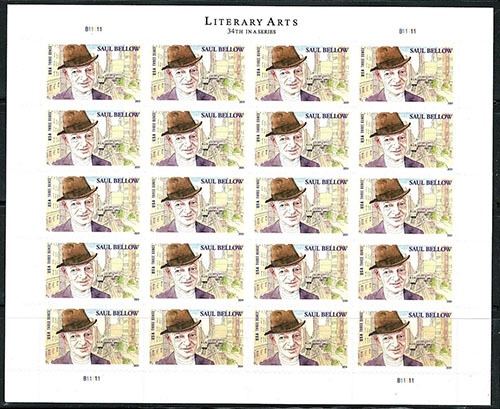 2024 USPS Saul Bellow Forever Stamps - Kestreli