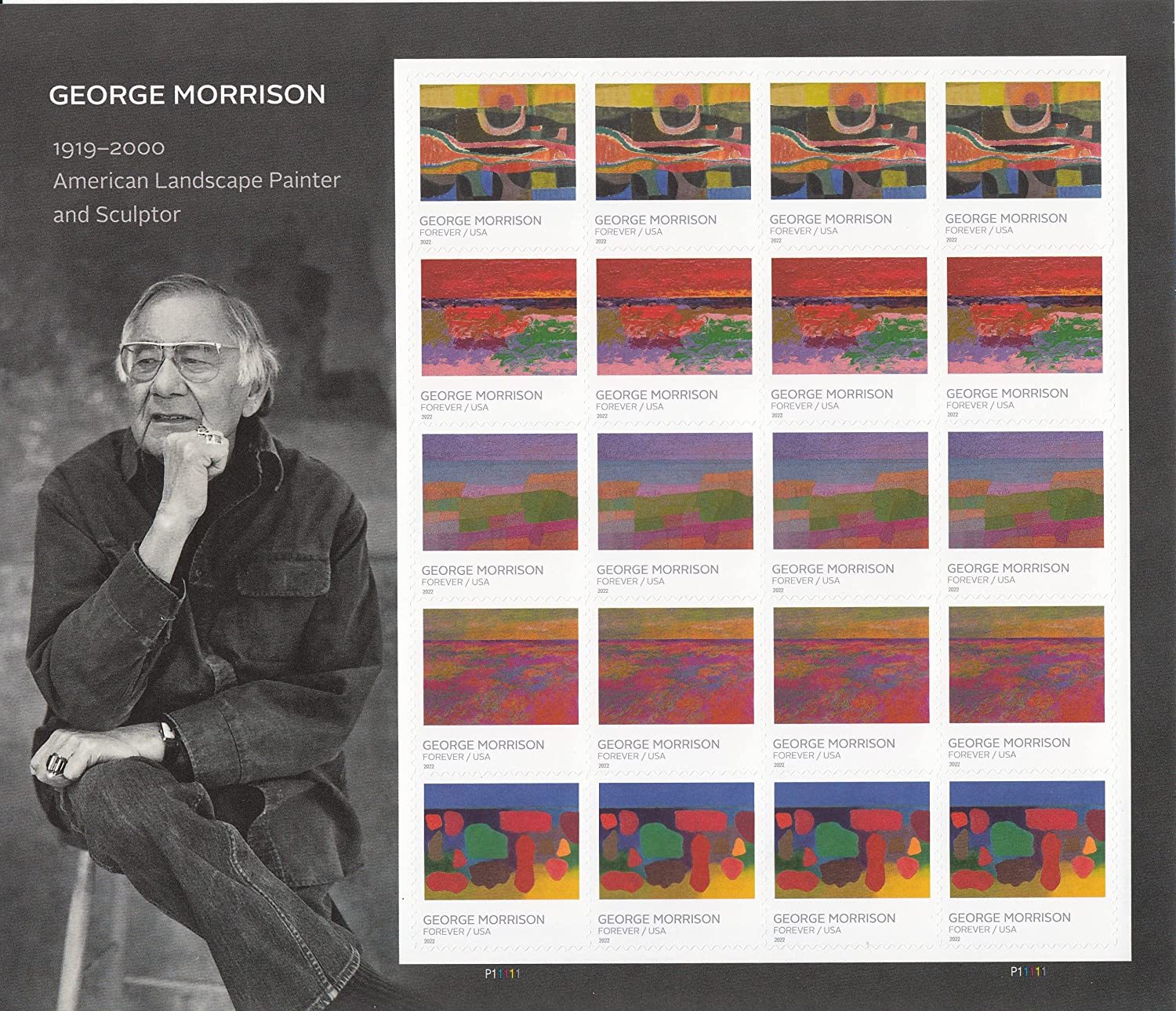 2022 George Morrison Forever First Class Postage Stamp - Kestreli