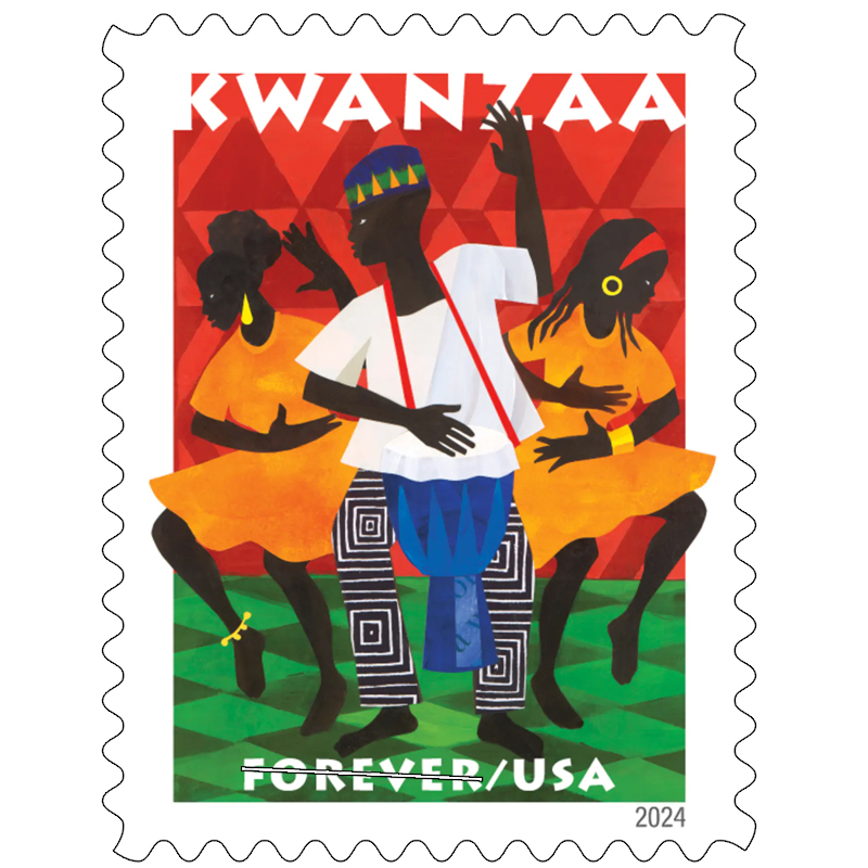 Kwanzaa 2024  Forever Stamps, Sheet of 20 - Kestreli