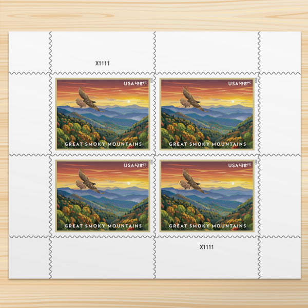 (2023) USA Great Smoky Mountains Stamps - Kestreli