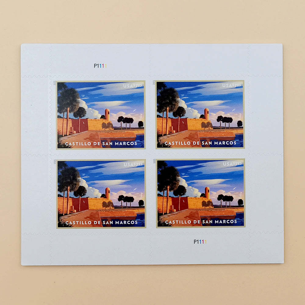 2021 US Castillo De San Marcos Stamps - Kestreli