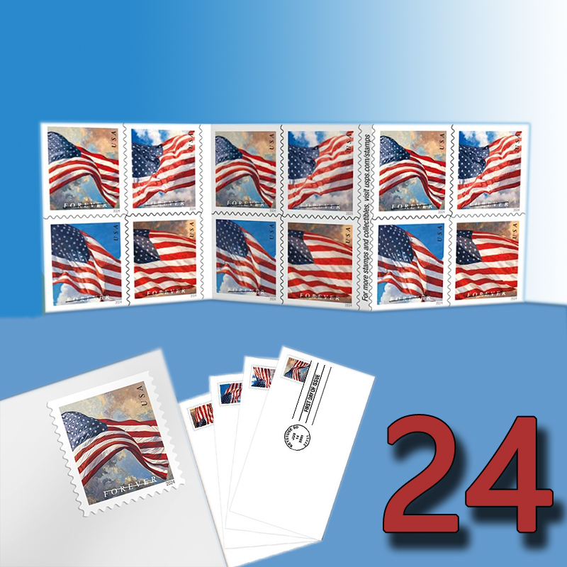 2024 Flag Forever Stamps Sheets Booklets - Kestreli
